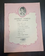 Vintage 1937 Shirley Temple&#39;s Favorite Songs Book Album Sheet Music Robb... - $46.04