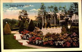 The Terrace, Georgian Court, Lakewood, New Jersey Vintage Unused Postcard- bk44 - £3.10 GBP