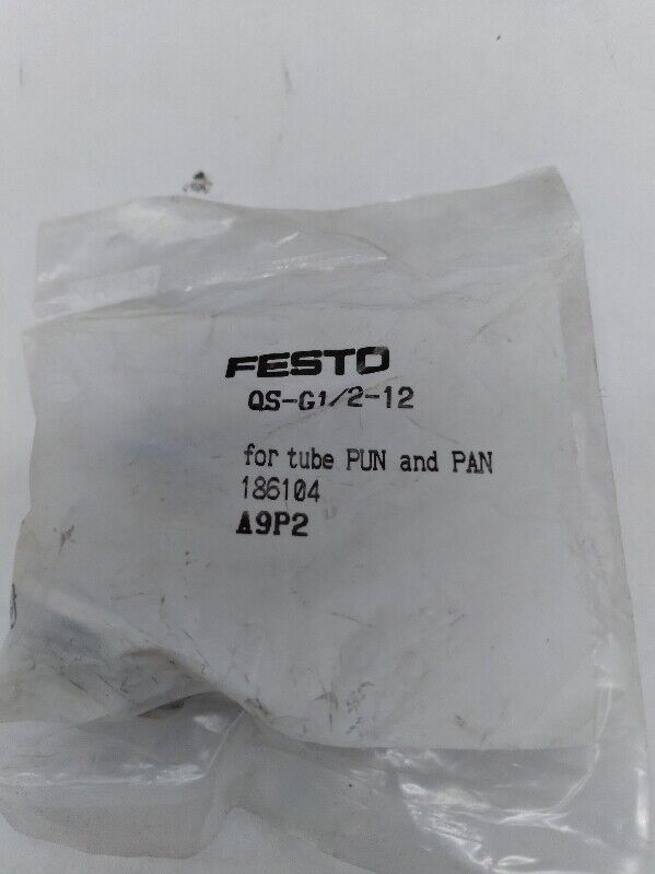 NEW Festo QS-G1/2-12 Push-In L-Fitting Connector 1/2&quot; - $6.75