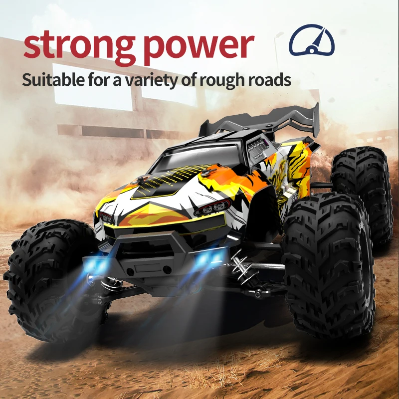 1:16 70KM/H Or 50KM/H 4WD RC Car With LED Remote Control Cars High Speed Drift - £74.51 GBP+