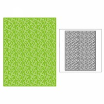 Spotted Leaves Background Plate Metal Cutting Dies DIY Scrapbooking Card Craft - £8.14 GBP