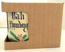 Christmas Mug BAH HUMBUG Ceramic About Face Designs Holds16oz 4.5&quot;H NEW ... - $8.99