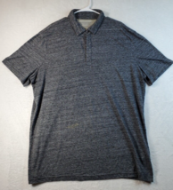 Banana Republic Polo Shirt Mens Size 2XL Gray Knit Polyester Short Sleeve Collar - £6.70 GBP