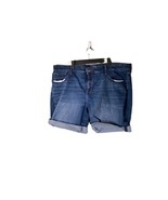 Universal Thread Womens Plus Size 24WR Blue Denim Midrise Bermuda Jean S... - $280.07 MXN