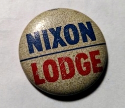 Nixon/Lodge Campaign Button - $6.00