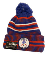 New Era New England Patriots Retro Logo NFL Cuff Winter Beanie Hat Pom A... - £11.73 GBP