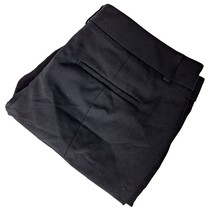 Express Women&#39;s Columnist Dress Pants Tapered Leg Size 10R Solid Black - £25.32 GBP