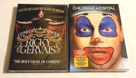 Ricky Gervais Out Of England & Children's Hospital Seasons 1 & 2 DVD NEW SEALED  - $11.53