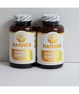 (2) Nature&#39;s Wellness Thyroid Support with Iodine, 60 Capsules each exp ... - £7.77 GBP