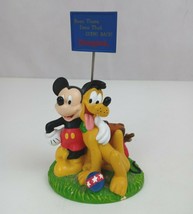 Walt Disney Parks &amp; Resorts Disneyland Mickey &amp; Pluto Business Card Hold... - £15.36 GBP