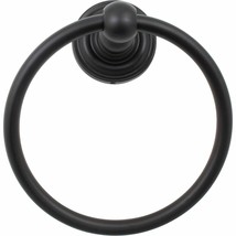 Stone Harbor #4300 Charlotte Towel Ring - Black - £12.62 GBP