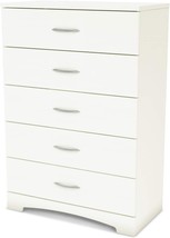 5-Drawer Chest, Pure White, From South Shore. - $201.92