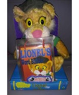 New Vtg Between The Lions PBS Lionel with Word Builder Book 1999 Plush - £26.26 GBP