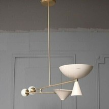 Modern Orbs Shades Sputnik Elegant Brass Lamp Pendent Ceiling Light Chandelier - £569.77 GBP