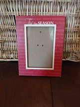 Tis The Season 4&quot; X 6&quot; Used Picture Frame - £10.16 GBP
