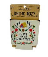 Natural Life Drink Cozies Drinkware Can Bottles Time For Adventure Insul... - $5.70