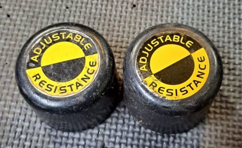 Gold&#39;s Gym Proform Weslo Cross Trainer Treadmill (2)Tension Knobs Blk/Y ... - $9.99