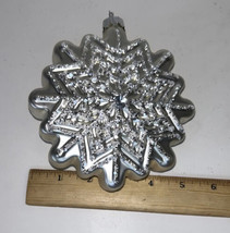 (3) RAZ Imports~4.75&quot; Glittered Snowflake Ornament - £17.66 GBP