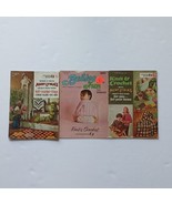 Vintage Knitting &amp; Crochet Pattern booklets Lot of 3 Babies such Fun to ... - $7.69