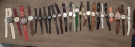 Lot Of 27 Vintage And Modern Mens And Womens Watches, untested as is. - £39.92 GBP