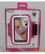 ihome Pink Sports Sleeve For Iphone Ipod and most Smart phones  - $281.53 MXN