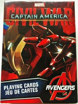 Marvel Captain America Civil War Playing Cards Iron Man Box Playing Card... - £6.54 GBP