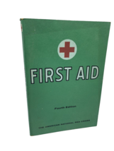 First Aid Book 1971 36th Print Vintage Green Fourth Edition American Red... - £15.03 GBP