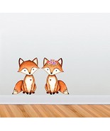 Woodland Creatures Collection - Fox Pair - Wall Decal Set - Each Fox is ... - $494.17 MXN