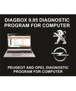 Diagbox 9.85, For Opel And Peugeot Diagnostics, For Computer - $447.80 MXN