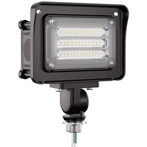 30W Dusk To Dawn Led Flood Light Outdoor, 4200Lm[200W Hid/Hps Equiv.] Ip... - £41.66 GBP