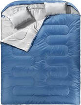 Mereza Double Sleeping Bag For Adults Mens, Xl Queen Size Two Person Sle... - $90.94