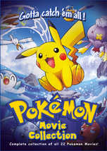 DVD Pokemon The Movie Collection 1 - 21 English Dubbed - £39.22 GBP