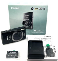 Canon PowerShot ELPH 340 HS 16MP Digital Camera WiFi NFC Black IOB Mint - $378.36