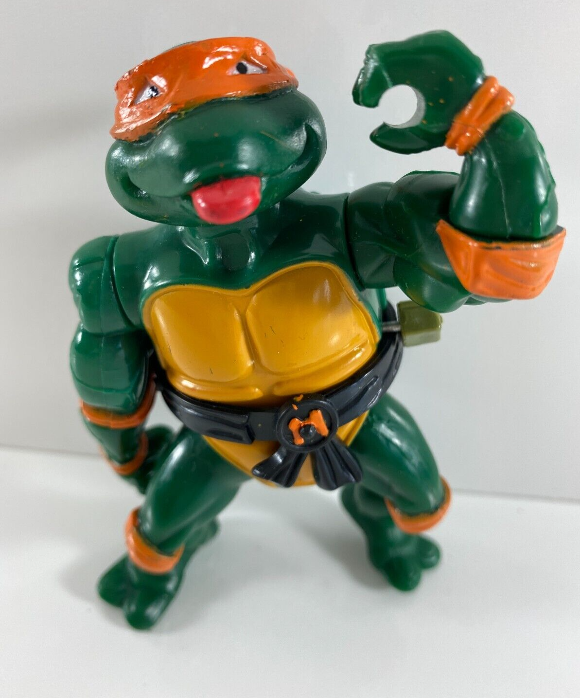 Primary image for Vintage 1989 Playmates TMNT Michelangelo Wind Up Toy Figurine