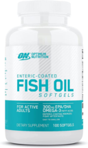 Optimum Nutrition (ON) Omega 3 Fish Oil Softgels for Active Adults - 300 MG, 100 - £65.29 GBP