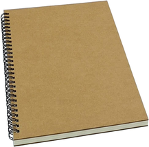 Spiral Notebook/Spiral Journal Lined, B5 Hard Kraft Cover Wire Bound Not... - $10.67