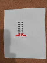 Completed Witch Feet Halloween Finished Cross Stitch Diy - £4.75 GBP