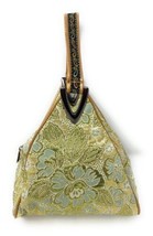 NWOT Vintage Palace Flower Gold Embroidered Triangular Evening Bag - $24.75
