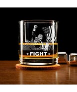 Engraved Trump Fight Whiskey Glass - Trump 2024 Rock Glass, Republican G... - €34,93 EUR