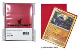 CheckOutStore Double Matte Red Protective Sleeves compatible with MTG, P... - £10.08 GBP+