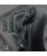 Women Silver Tone Fish Shape Lightweight Simple Wire Hook Earrings Alloy... - $13.17 CAD