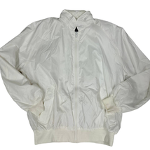 VTG RETRO Duckster White Nylon Windbreaker Womens XL  - $647.74 MXN