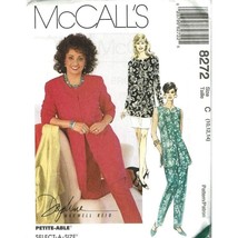 McCalls Sewing Pattern 8272 Jacket Vest Pants Skirt Size 10-14 - $8.96