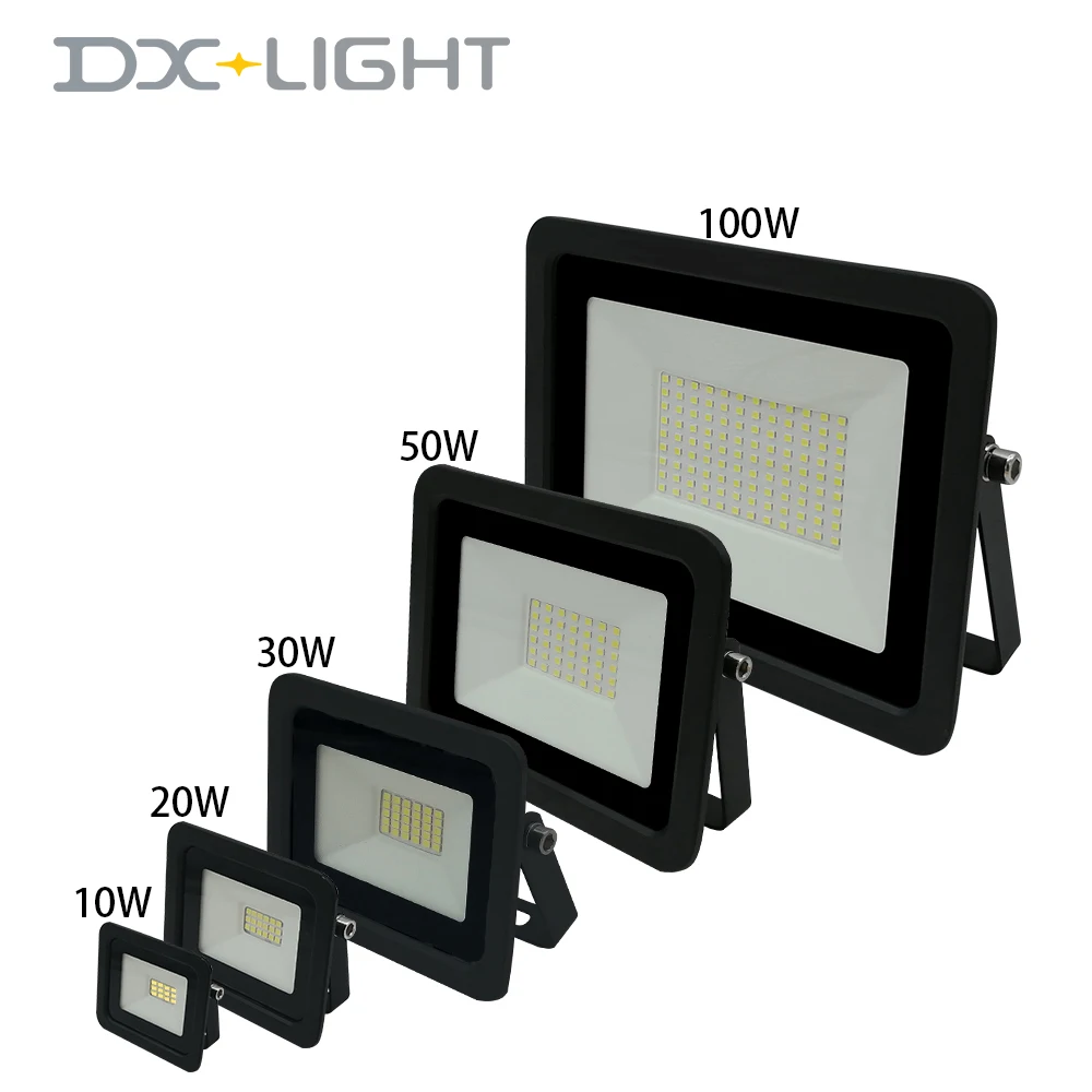 Ultra-thin 10W 20W 30W 50W 100W LED Flood Light 110V/220V Floodlight Spotlight I - £121.64 GBP