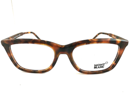 MONTBLANC MB 553 052 53mm Matte Tortoise Rx Men&#39;s Eyeglasses Frame Italy - £275.67 GBP