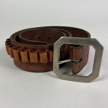 Hunter 138 Med Leather 2&quot; Ammo Belt 25 Round Loops Fits .38 .357 Anchor ... - $56.99