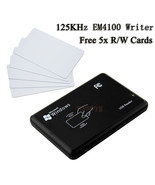 USB 125KHz RFID EM4100 TK4100 Card Reader/Writer Copier Programmer 5x R/... - $61.73 CAD