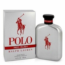 POLO Red RUSH Ralph Lauren Eau de Toilette Cologne Men Scent SeXy 4.2oz ... - £46.54 GBP