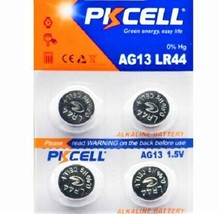 4 x AG13 LR44 Battery 1.5V Alkaline Button Cell FOUR (4) Batteries NEW SEALED - £4.35 GBP