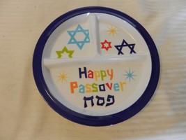 Happy Passover Child&#39;s Divided Melamine Plate 3 Sections - £14.95 GBP